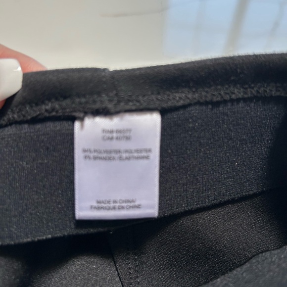 MarlaWynne Elegant Black Faux Suede Side Zip Pants - Picture 3 of 8